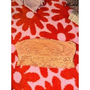 Free People Orange Lace Bandeau